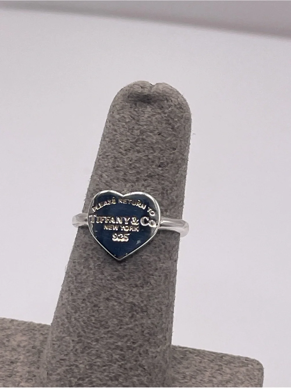 Tiffany & Co. Sterling Silver Heart Ring